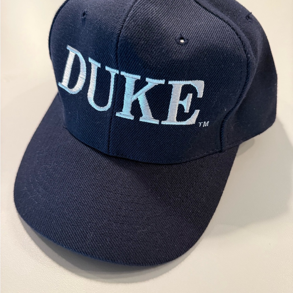 Retro Vintage Duke Navy Blue Snapback Hat